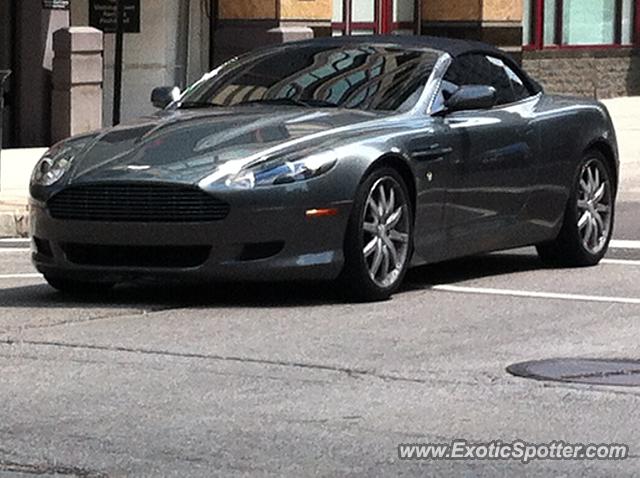 Aston Martin DB9 spotted in Chicago, Illinois