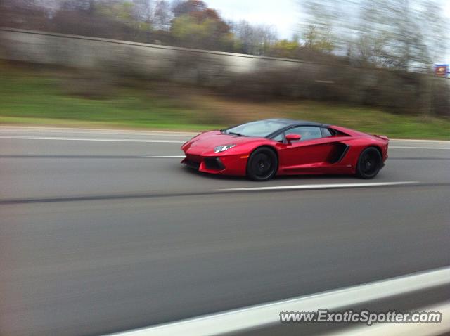 Lamborghini Aventador spotted in Minneapolis, Minnesota