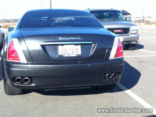Maserati Quattroporte spotted in Mundelein, Illinois