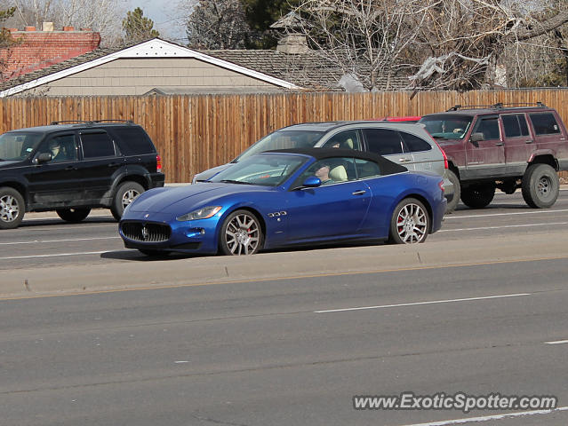 Maserati GranCabrio spotted in Denver, Colorado