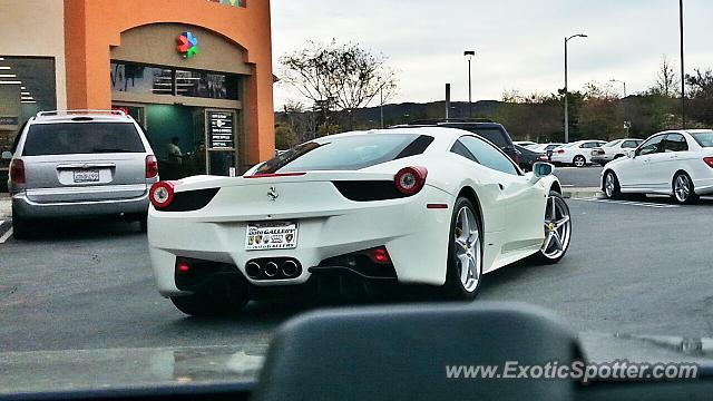 Ferrari 458 Italia spotted in Calabasas, California