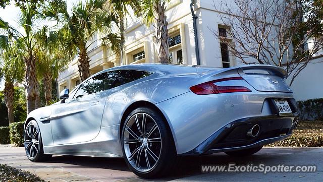 Aston Martin Vanquish spotted in Dallas, Texas