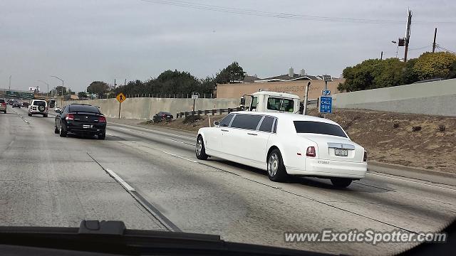 Rolls Royce Phantom spotted in 110 freeway, California