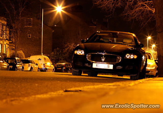 Maserati Quattroporte spotted in Cambridge, United Kingdom