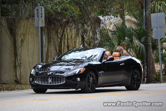 Maserati GranCabrio spotted in Siesta Key, Florida