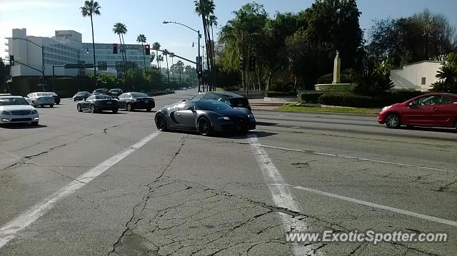 Bugatti Veyron spotted in Beverly hills, California