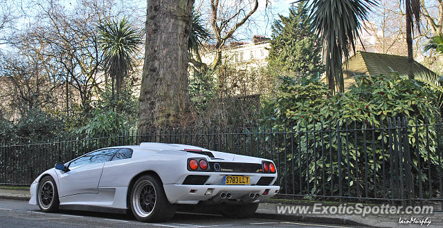 Lamborghini Diablo spotted in London, United Kingdom