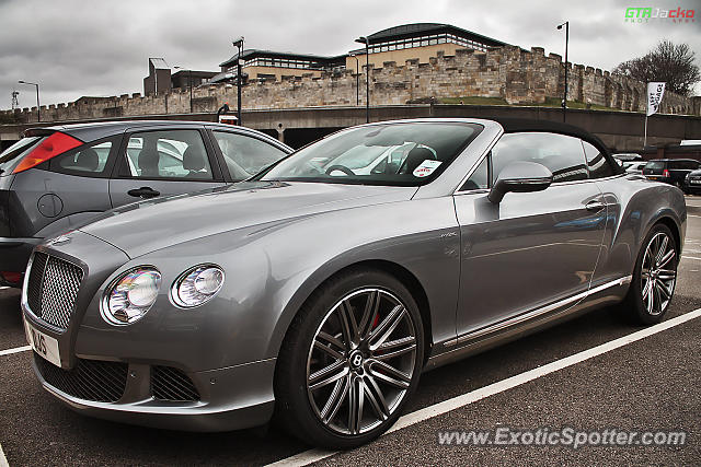 Bentley Continental spotted in York, United Kingdom
