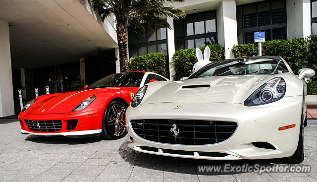 Ferrari California spotted in Miami, Florida