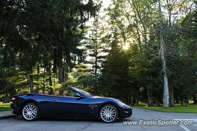 Maserati GranCabrio spotted in Saratoga Springs, New York