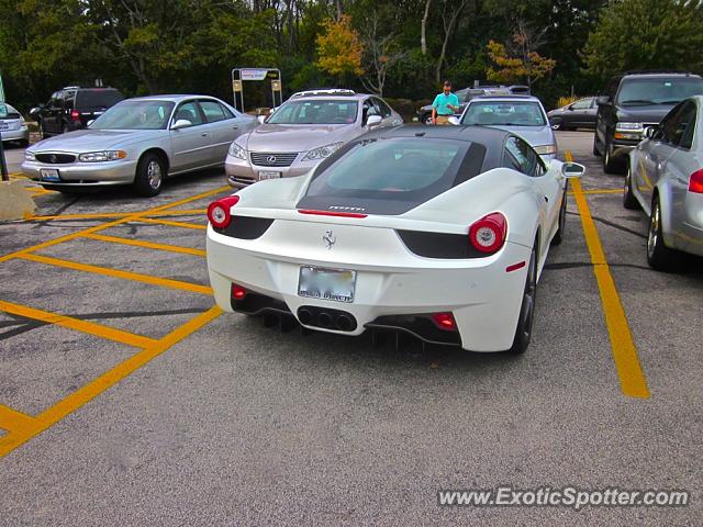 Ferrari 458 Italia spotted in Northfield, Illinois