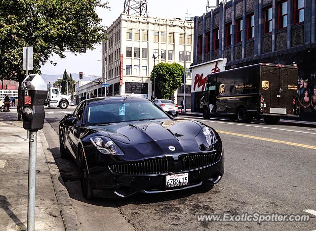 Fisker Karma spotted in Los Angeles, California