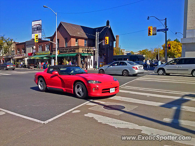 Dodge Viper spotted in Toronto, Canada