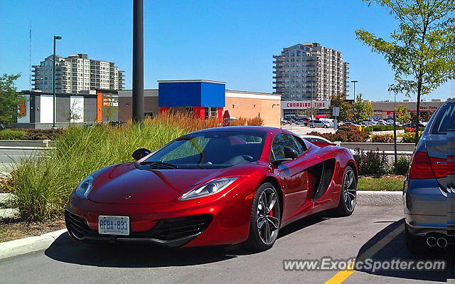 Mclaren MP4-12C spotted in London, Ontario, Canada