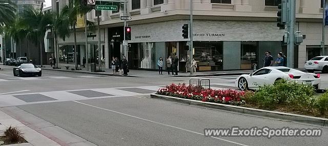 Ferrari 458 Italia spotted in Beverly hills, California