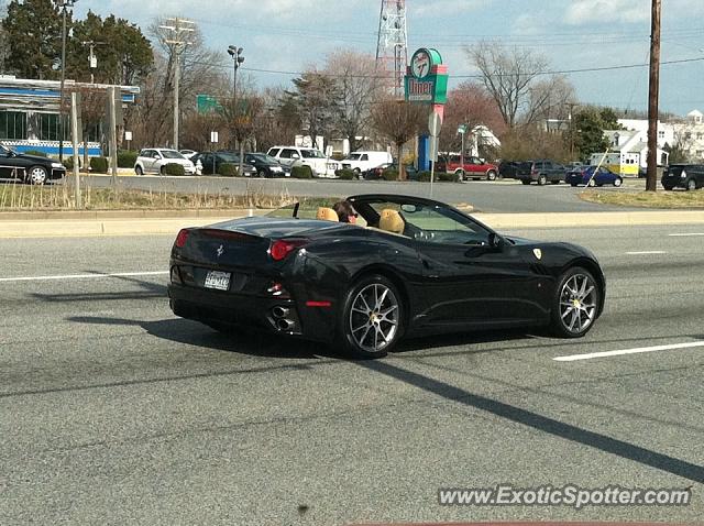 Ferrari California spotted in Annapolis, Maryland