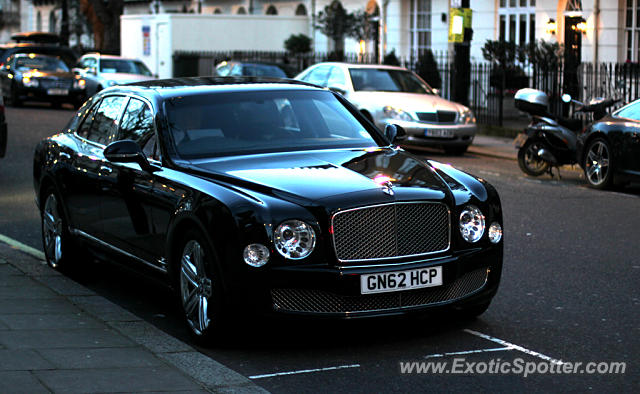 Bentley Mulsanne spotted in London, United Kingdom