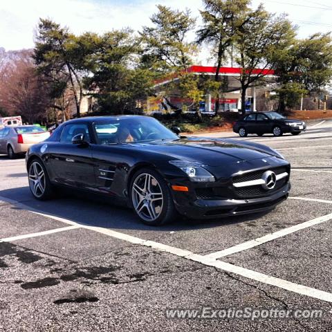 Mercedes SLS AMG spotted in Atlanta, Georgia