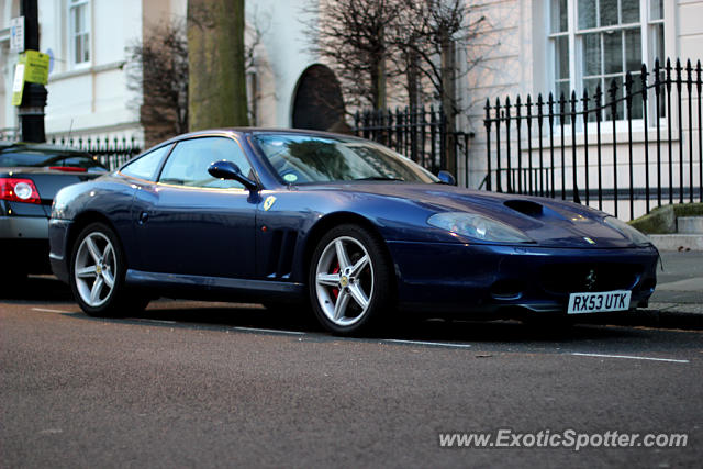 Ferrari 575M spotted in London, United Kingdom