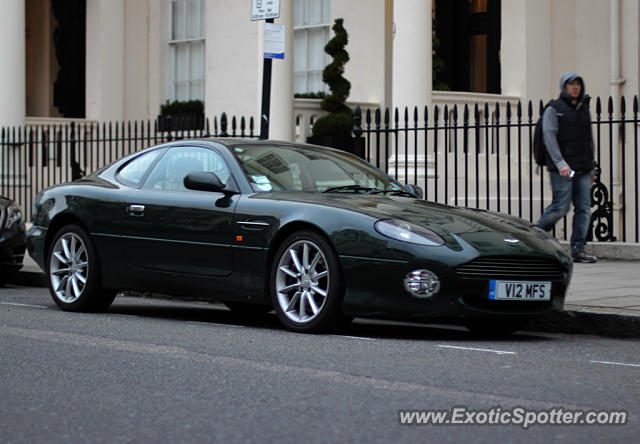 Aston Martin DB7 spotted in London, United Kingdom