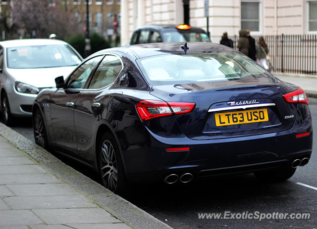 Maserati Ghibli spotted in London, United Kingdom