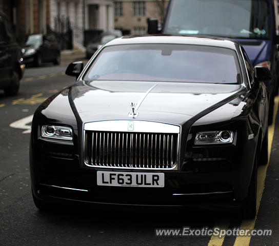 Rolls Royce Wraith spotted in London, United Kingdom