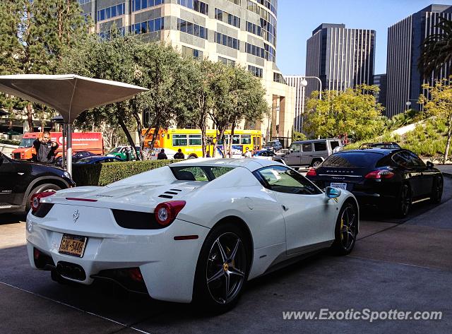 Ferrari 458 Italia spotted in Century City, California