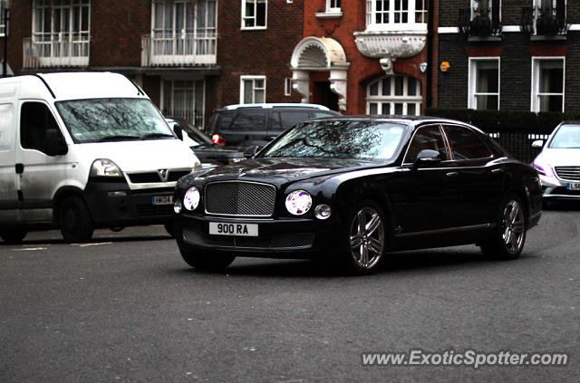 Bentley Mulsanne spotted in London, United Kingdom