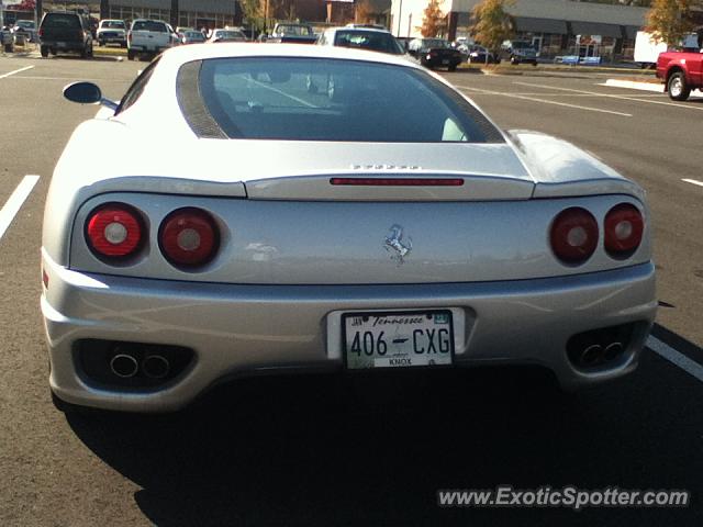 Ferrari 360 Modena spotted in Knoxville, Tennessee
