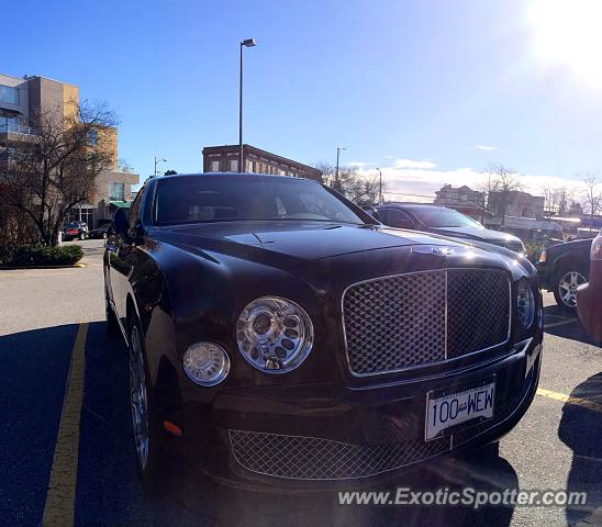 Bentley Mulsanne spotted in Vancouver, Canada