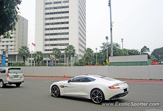 Aston Martin Vanquish spotted in Jakarta, Indonesia