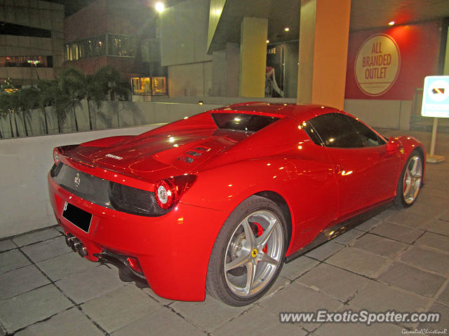 Ferrari 458 Italia spotted in Jakarta, Indonesia