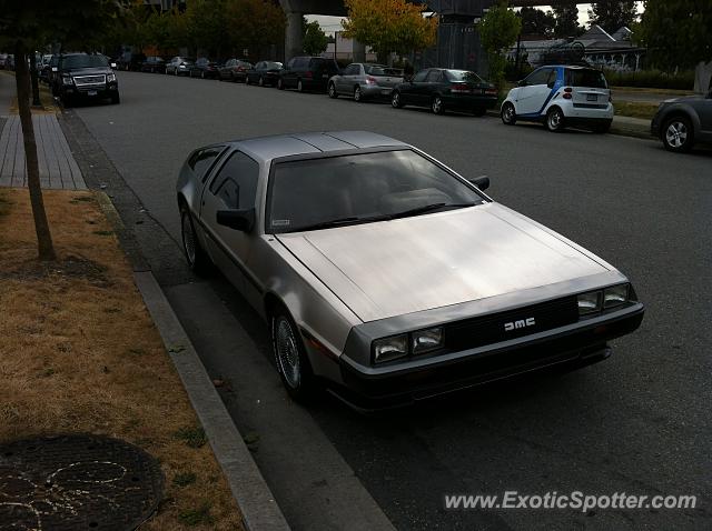 DeLorean DMC-12 spotted in Vancouver, Canada