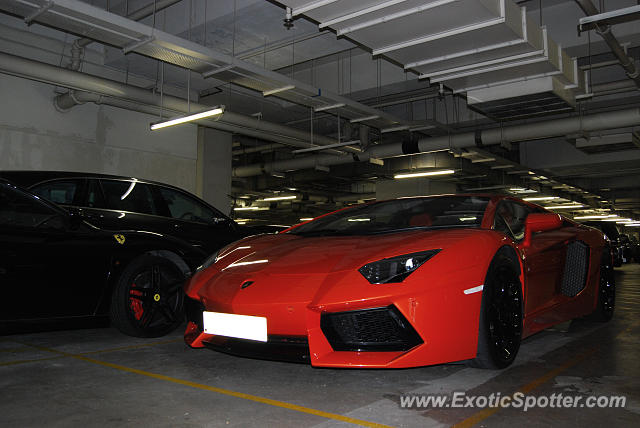 Lamborghini Aventador spotted in Hong Kong, China