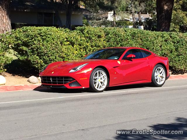 Ferrari F12 spotted in La Jolla, California
