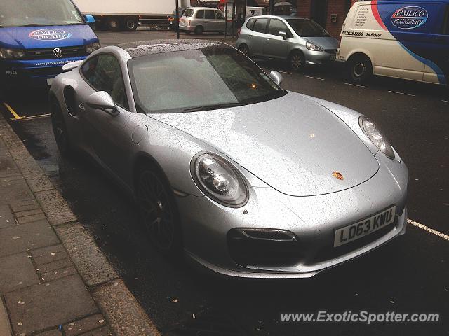 Porsche 911 Turbo spotted in London, United Kingdom