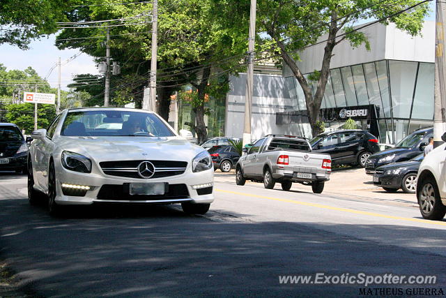 Mercedes SL 65 AMG spotted in São Paulo, Brazil