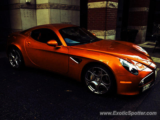 Alfa Romeo 8C spotted in Toronto, Canada