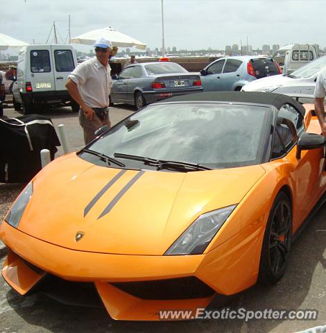 Lamborghini Gallardo spotted in Punta del Este, Uruguay