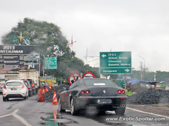 Ferrari 612 spotted in Bogor, Indonesia