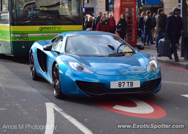 Mclaren MP4-12C spotted in London, United Kingdom