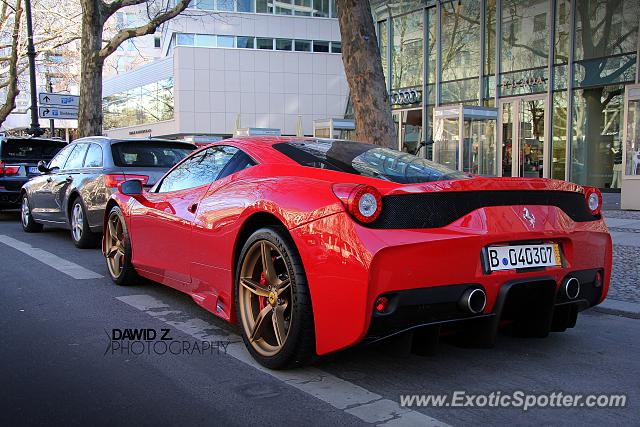 Ferrari 458 Italia spotted in Berlin, Germany