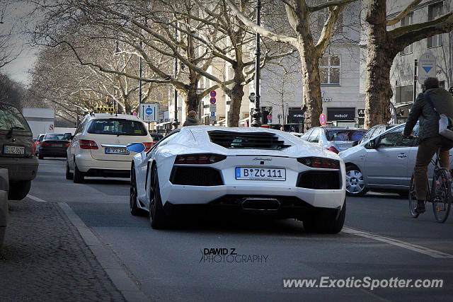 Lamborghini Aventador spotted in Berlin, Germany