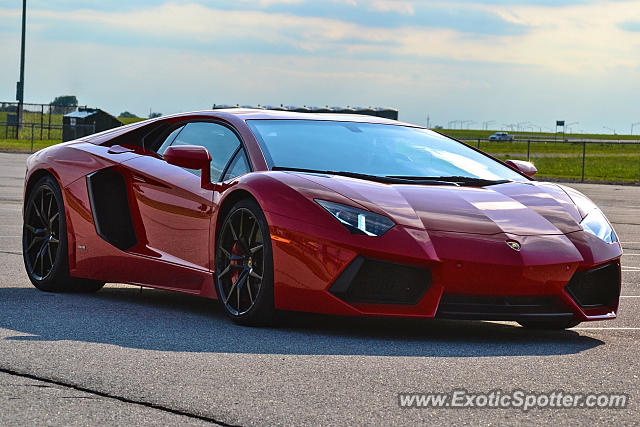 Lamborghini Aventador spotted in Kansas City, Kansas