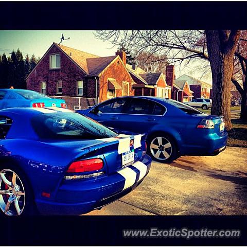 Dodge Viper spotted in Detrpot, Michigan