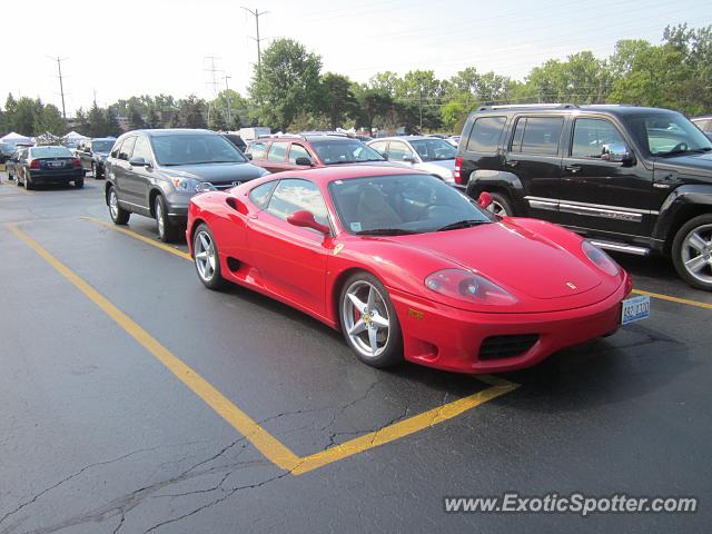 Ferrari 360 Modena spotted in Northfield, Illinois