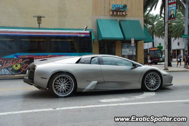 Lamborghini Murcielago spotted in Miami, Florida