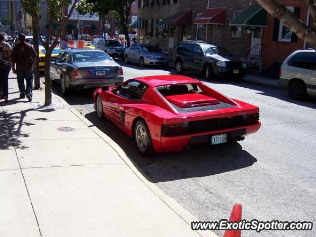 Ferrari Testarossa spotted in Baltimore, Maryland