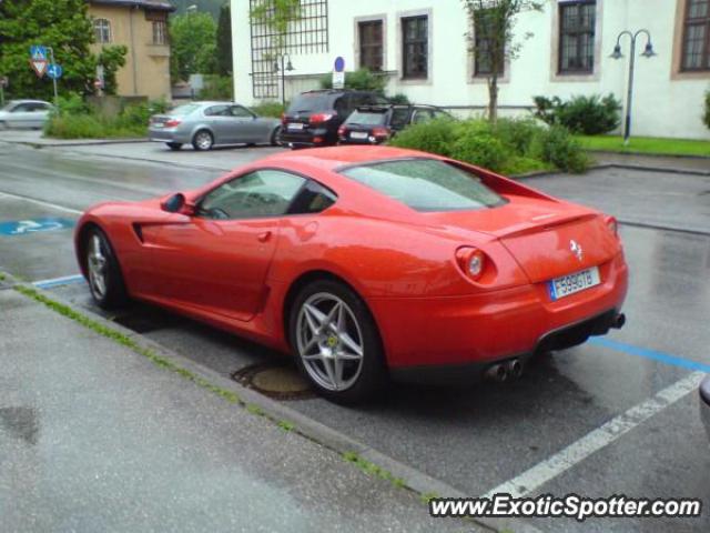 Ferrari 599GTB spotted in Walchsee, Austria