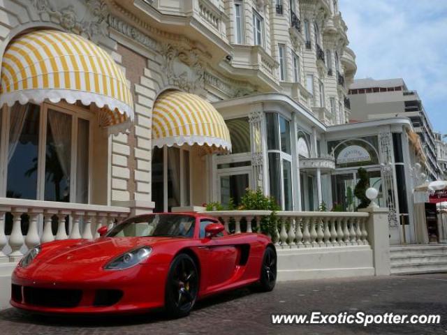 Porsche Carrera GT spotted in Cannes, France